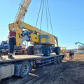 Перевозка строительного подъёмника из Венгрии в Баларусь
