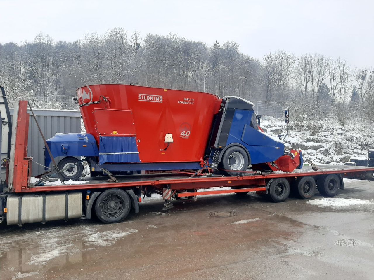 Перевозка оборудования на трале из Германии в Беларусь